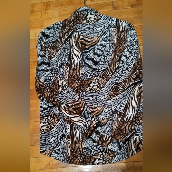 Manfinity Men Long Sleeve Shirt Zebra Striped & Leopard Print/Large - Picture 6 of 6